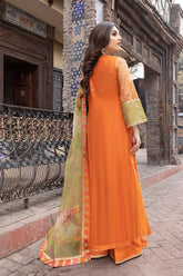 3-Pc Charizma Unstitched Luxury Fancy Net Chifoon CLC23-02